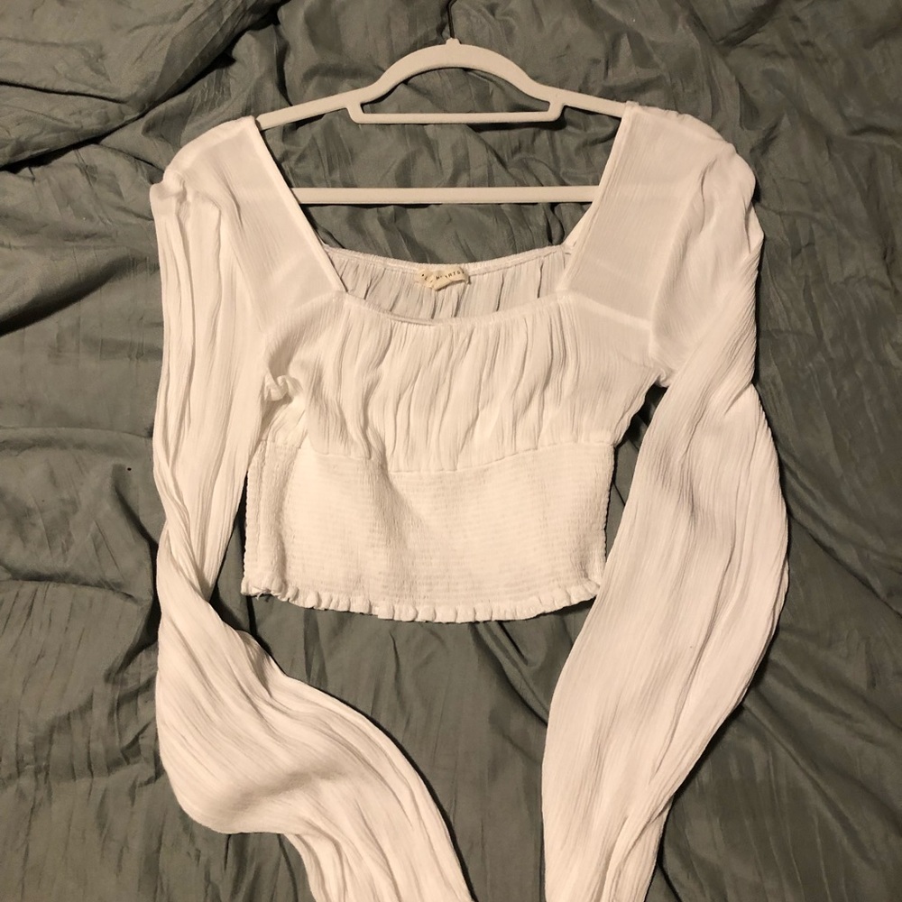 White LA Hearts Pacsun top